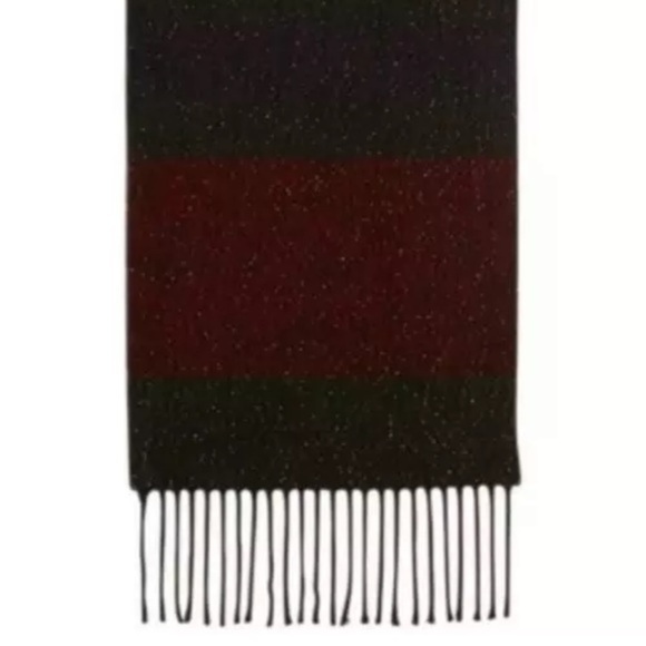 NWT STEVE MADDEN Lurex Striped Blanket Scarf - Picture 7 of 8